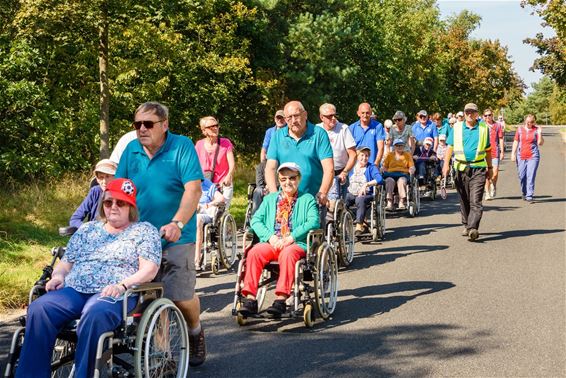 Rolstoelwandeling wandelclub WSV Milieu 2000 - Lommel