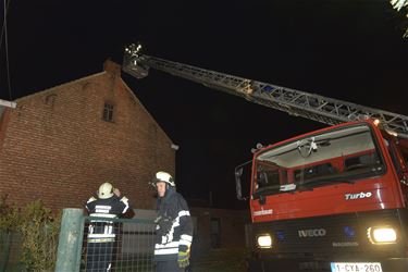 Rook in huis door verstopte schouw - Beringen