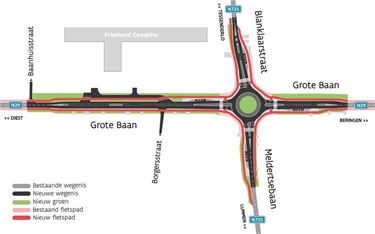 Rotonde aan Zwarte Ring - Beringen