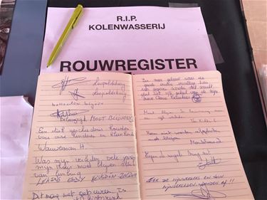 Rouwregister en petitie voor kolenwasserij - Beringen