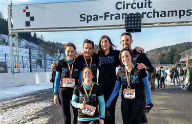 Run&Fun-team liep in Francorchamps - Pelt