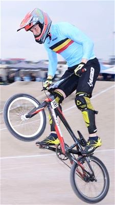 Rune Deburchgraeve op WK bmx in Bakoe - Lommel