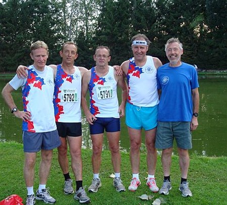 SACN-ers lopen BR op 4x1500m (M+55) - Neerpelt