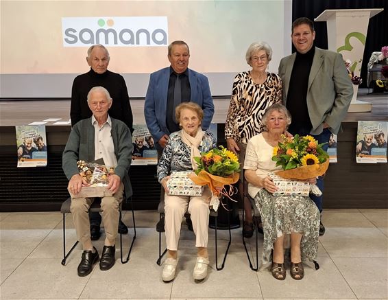 Samana Hechtel huldigt drie trouwe kernleden - Hechtel-Eksel