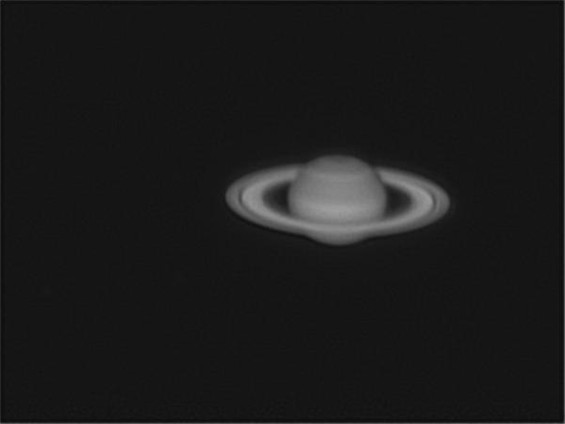 Saturnus, vanuit een Overpeltse tuin - Overpelt