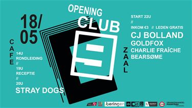 Save the date: opening Club 9 - Beringen