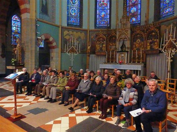 Een schilderij in de decanale kerk - Hamont-Achel