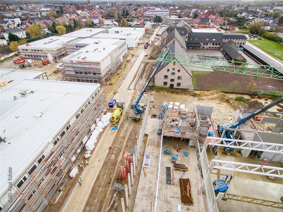 Scholencampus vanuit de lucht - Beringen