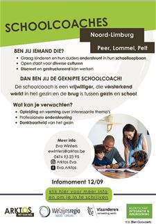 Schoolcoaches (vrijwilligers) gezocht