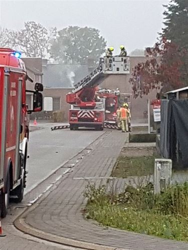 Schoorsteenbrand aan Klein Schuttersveld - Hamont-Achel