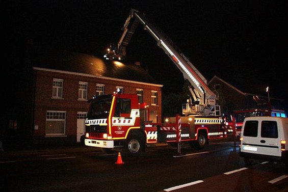 Schouwbrand in de Stationsstraat - Lommel