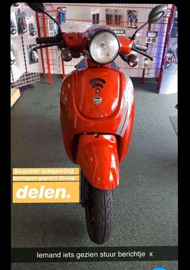 Scooter gestolen - Beringen