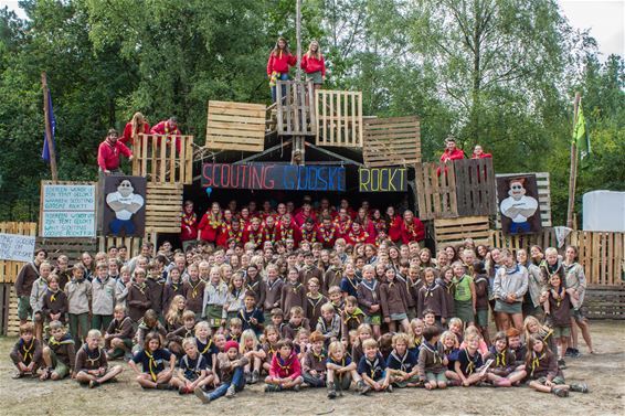 Scouting Godsheide op kamp in Koersel - Beringen