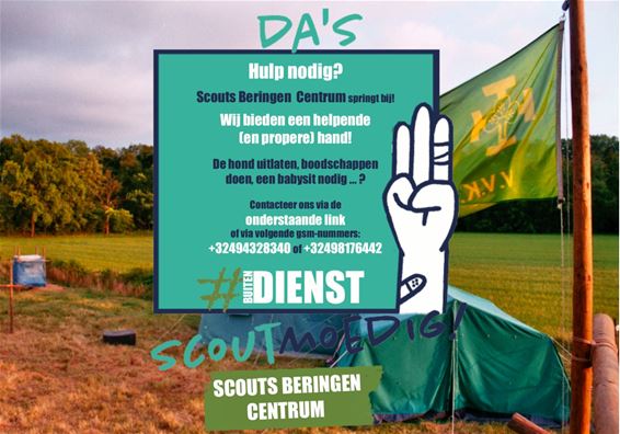 Scouts en Gidsen starten met buitenDIENST - Beringen