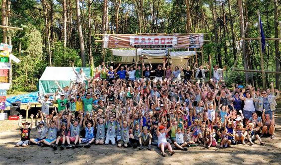 Scouts op kamp - Lommel