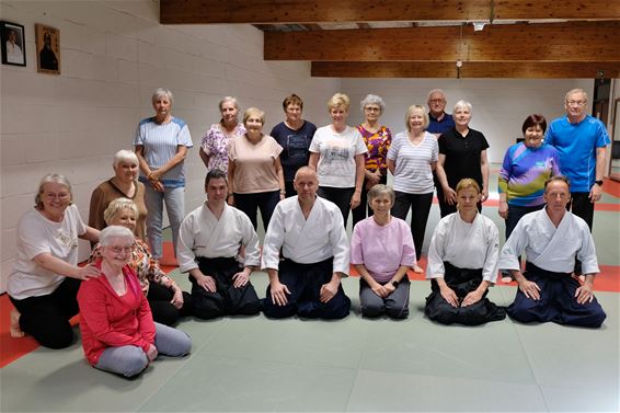 Senioren op de mat voor Aikido - Beringen