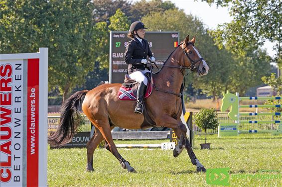 Shana Cools en Elias op jumping Eksel - Lommel