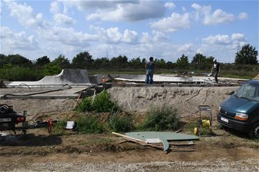 Skatepark krijgt stilaan vorm - Beringen