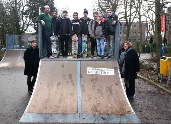 Skatepark naar terrein achter De Schelft - Hamont-Achel