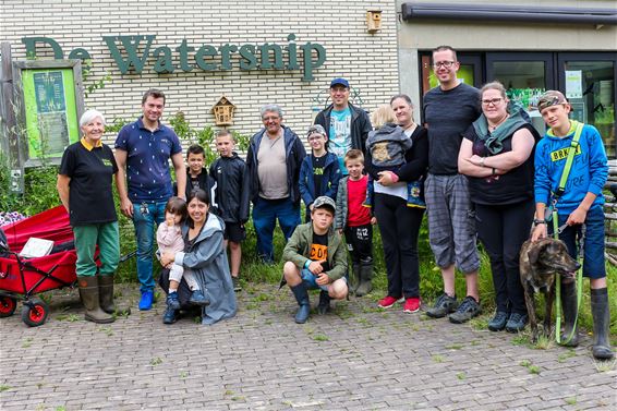 Snipwacht in het water - Beringen