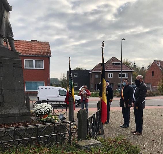 Sobere herdenking van Wapenstilstand - Hechtel-Eksel