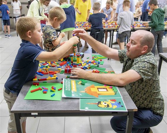 Spanning met Legoblokjes - Lommel