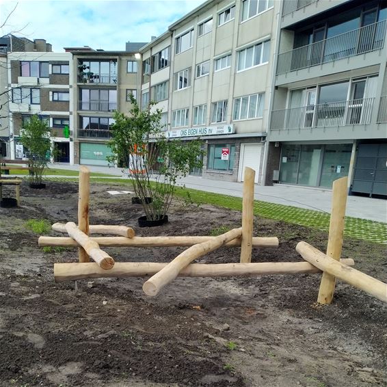 Speeltuigen op het Marktplein - Pelt