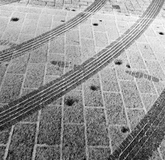 Sporen in de sneeuw - Hamont-Achel