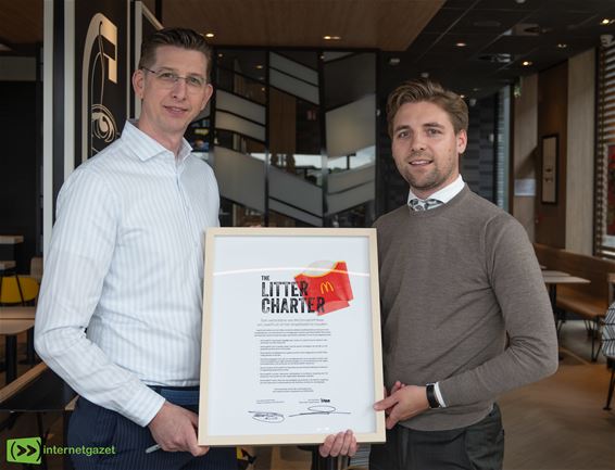 Bree - Stad en McDonald’s tegen zwerfvuil
