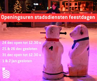 Bree - Stadsdiensten gesloten tijdens de feestdagen
