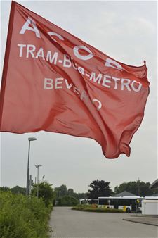 Staking De Lijn voorbij in Limburg - Beringen