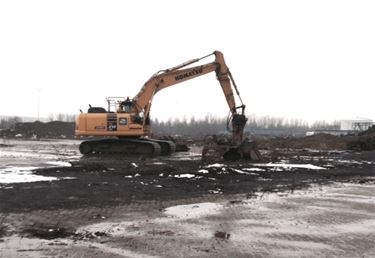 Start bouw containerterminal - Beringen