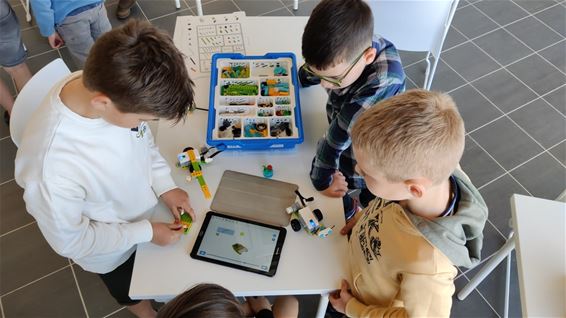 STEM Academie te gast in de bib - Beringen