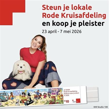 Stop even voor de pleisteractie Rode Kruis - Bocholt