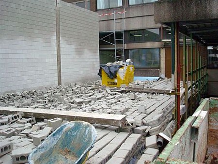 Stormschade bij het TIO - Overpelt