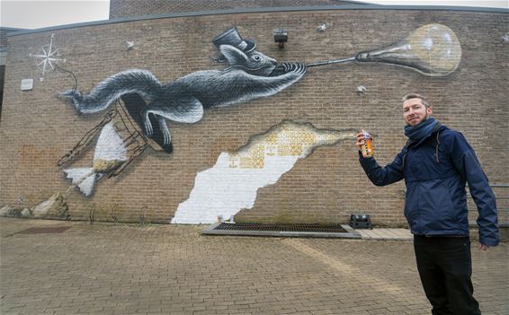 Street art op cultuurcentrum - Lommel