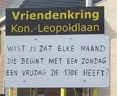 't is maar dat u het weet... - Lommel