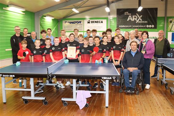 Bree - Tafeltennisclub Meteor krijgt integratieprijs