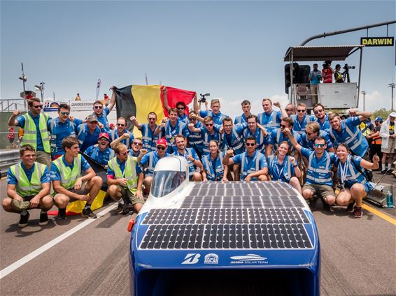 Technologie van Borealis in Agoria Solar Team - Beringen