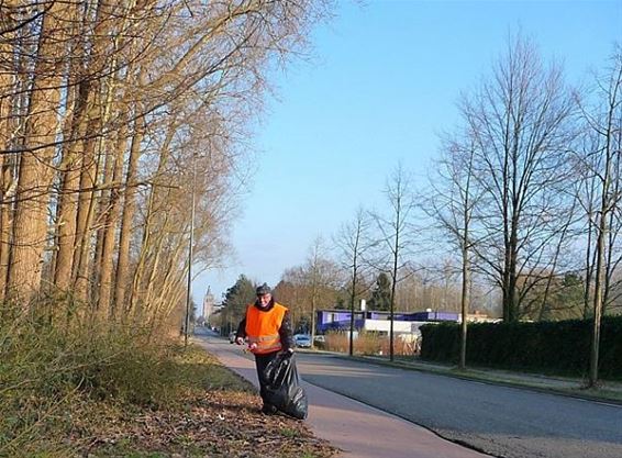 Ten strijde tegen het zwerfvuil - Peer