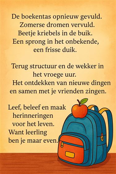 Terug naar school