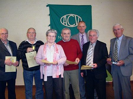 Trouwe ACV-leden gehuldigd - Neerpelt