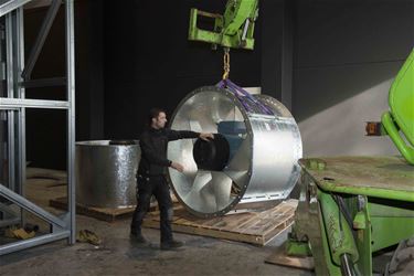 Turbines windtunnel geplaatst - Beringen