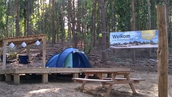 Twee paalkampeerplaatsen geopend - Meeuwen-Gruitrode