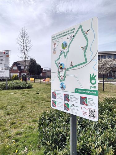 Twee verkeerseducatieve fietsroutes voor kinderen - Pelt