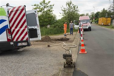 Twee waterlekken in Beringen - Beringen