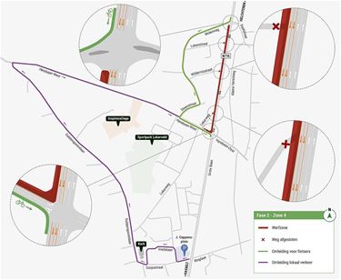 Tweede fase van werken aan fietspaden N.-Z.