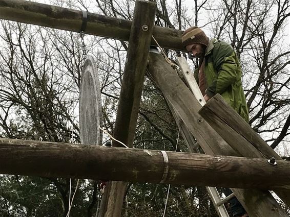 Tweede klankinstallatie op Scoutsrally - Neerpelt