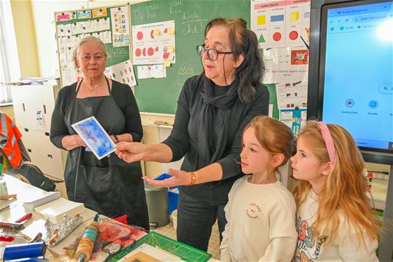 Tweede leerjaar Balu maakt kennis met grafiek - Lommel
