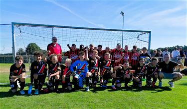 U12 Lindelhoeven VV en KBHSV houden het spannend - Peer & Pelt